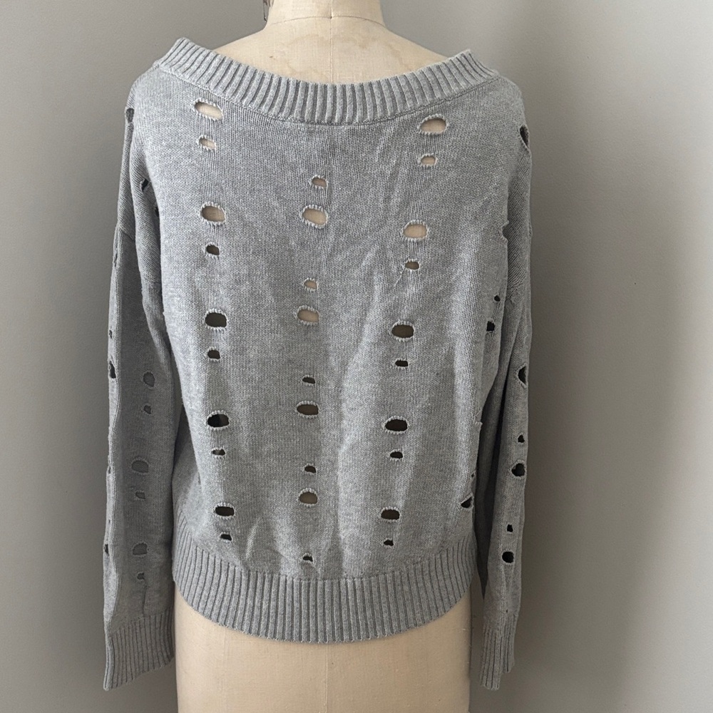 Distressed Springtime Sweater - Picture 3 of 7